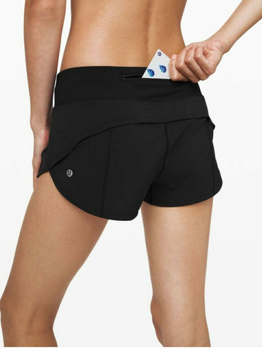 Lululemon Speed Short - 2.5" Black - Size 2